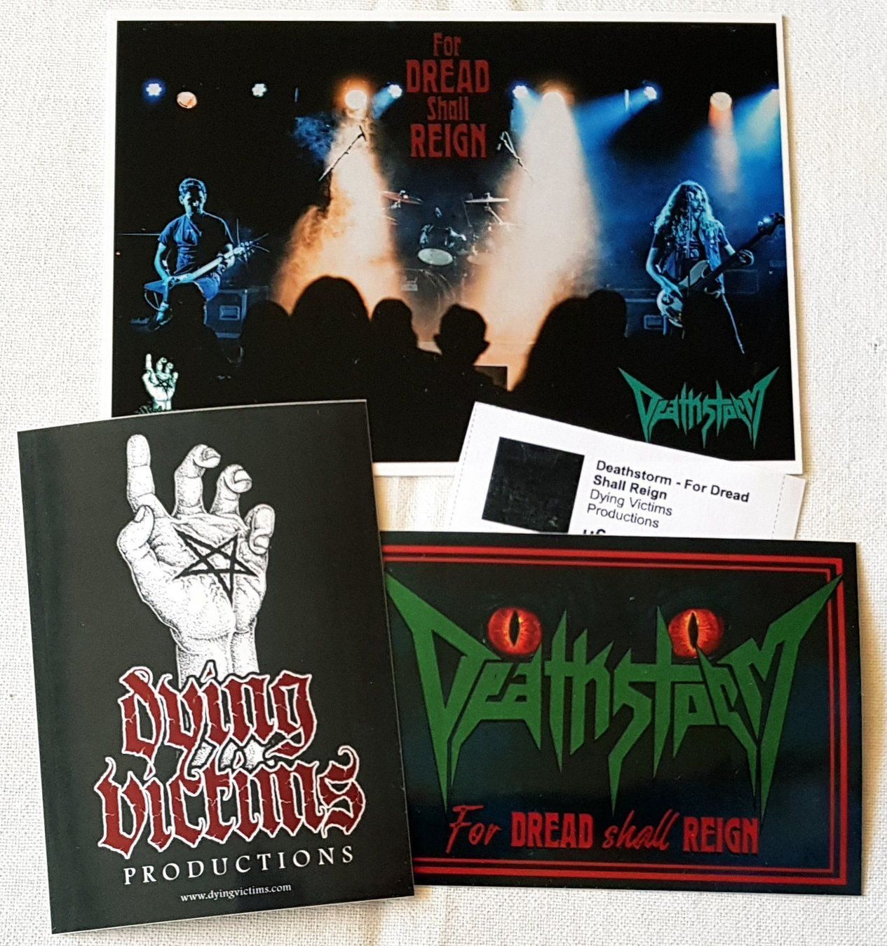 Schallplatten: Deathstorm – For Dread Shall Reign - First Press - Poster – Neu (gemäss Beschreibung) aus Uster von Zardodel 9
