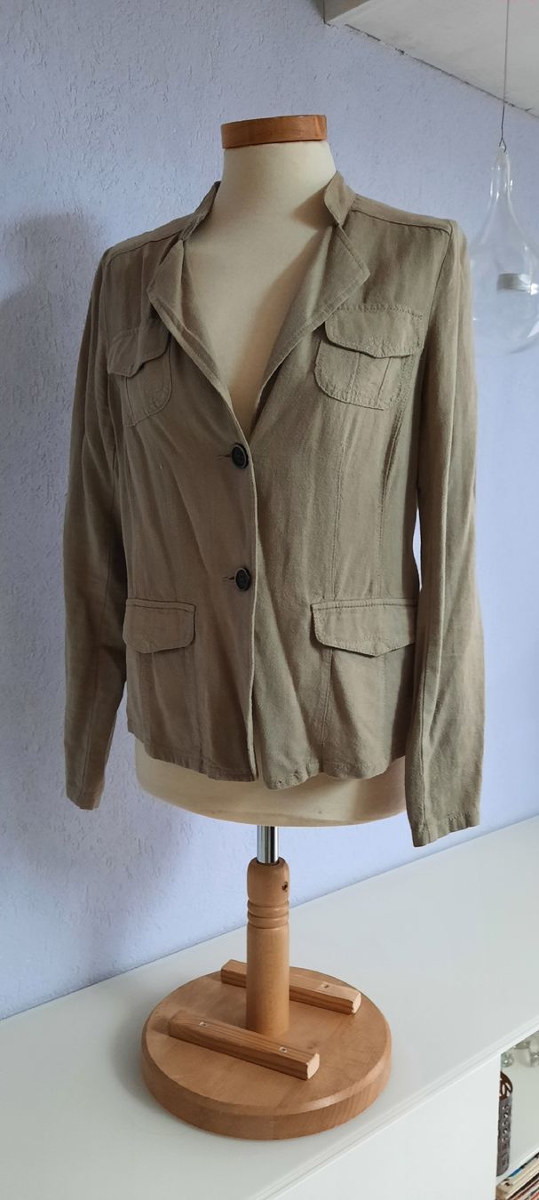 Giacche: CASA BLANCA Leichter Leinen Blazer, Jacke – Usato da Turbenthal venduto da tirare 3