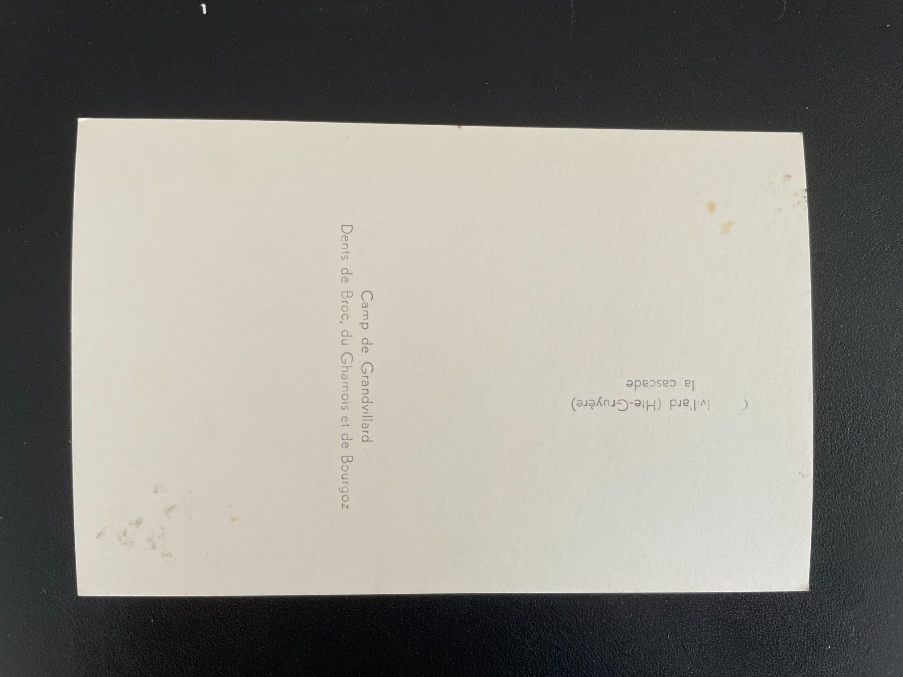 Cartoline postali: AK FR Camp de Granvillard – Usato da Thal venduto da Danny82 1