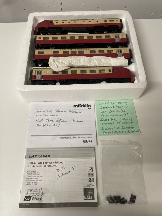 Gebrauchtes 1005403071 | Märklin 3071 TEE-Triebwagenzug 3tlg