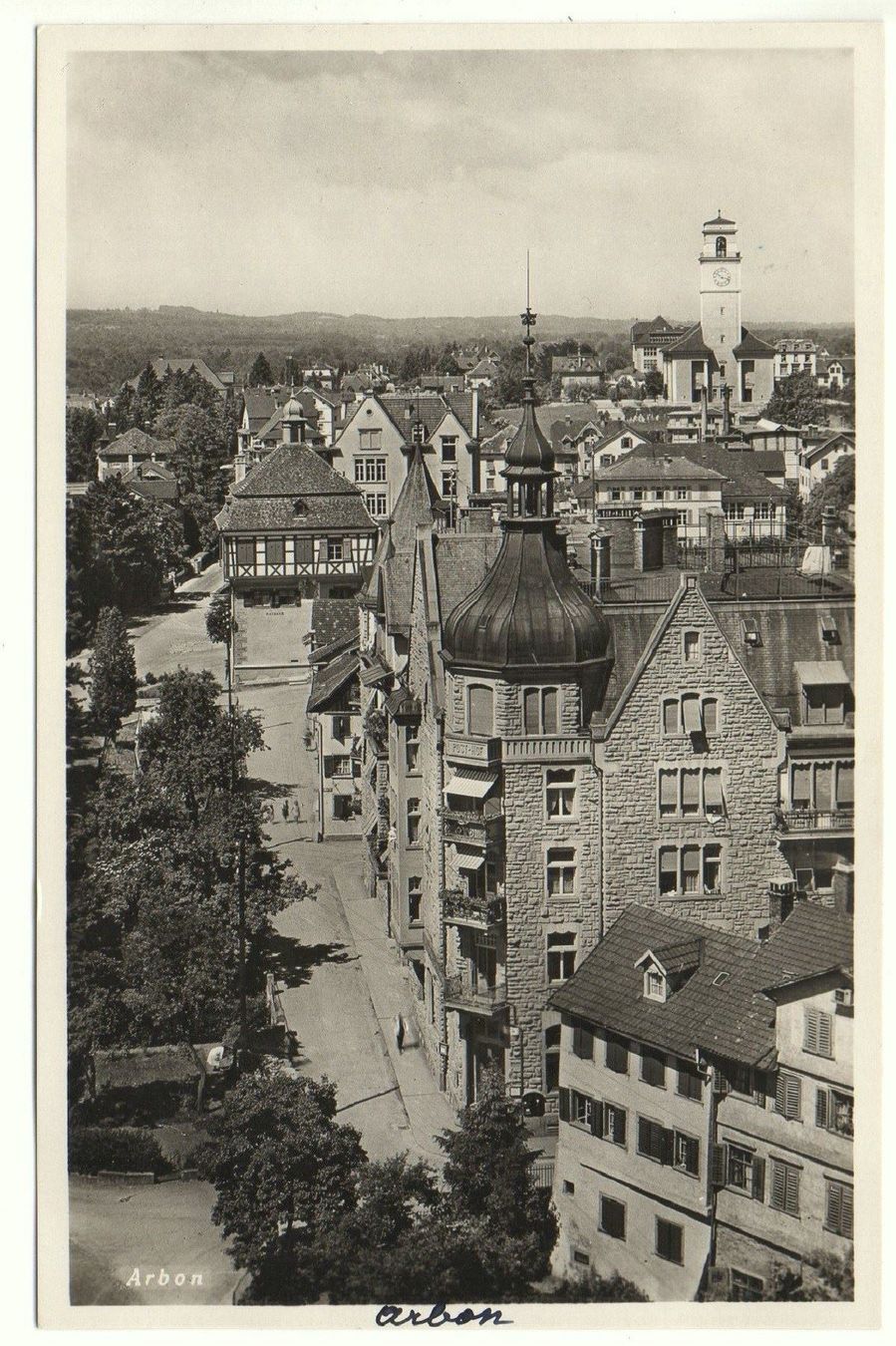 Cartoline postali: ARBON Post-Hof - Rathaus – Nuovo (secondo la descrizione) da Jona venduto da philajona