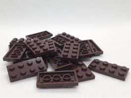 Lego 20 Stk. Plate 2x4 dunkelbraun (new)