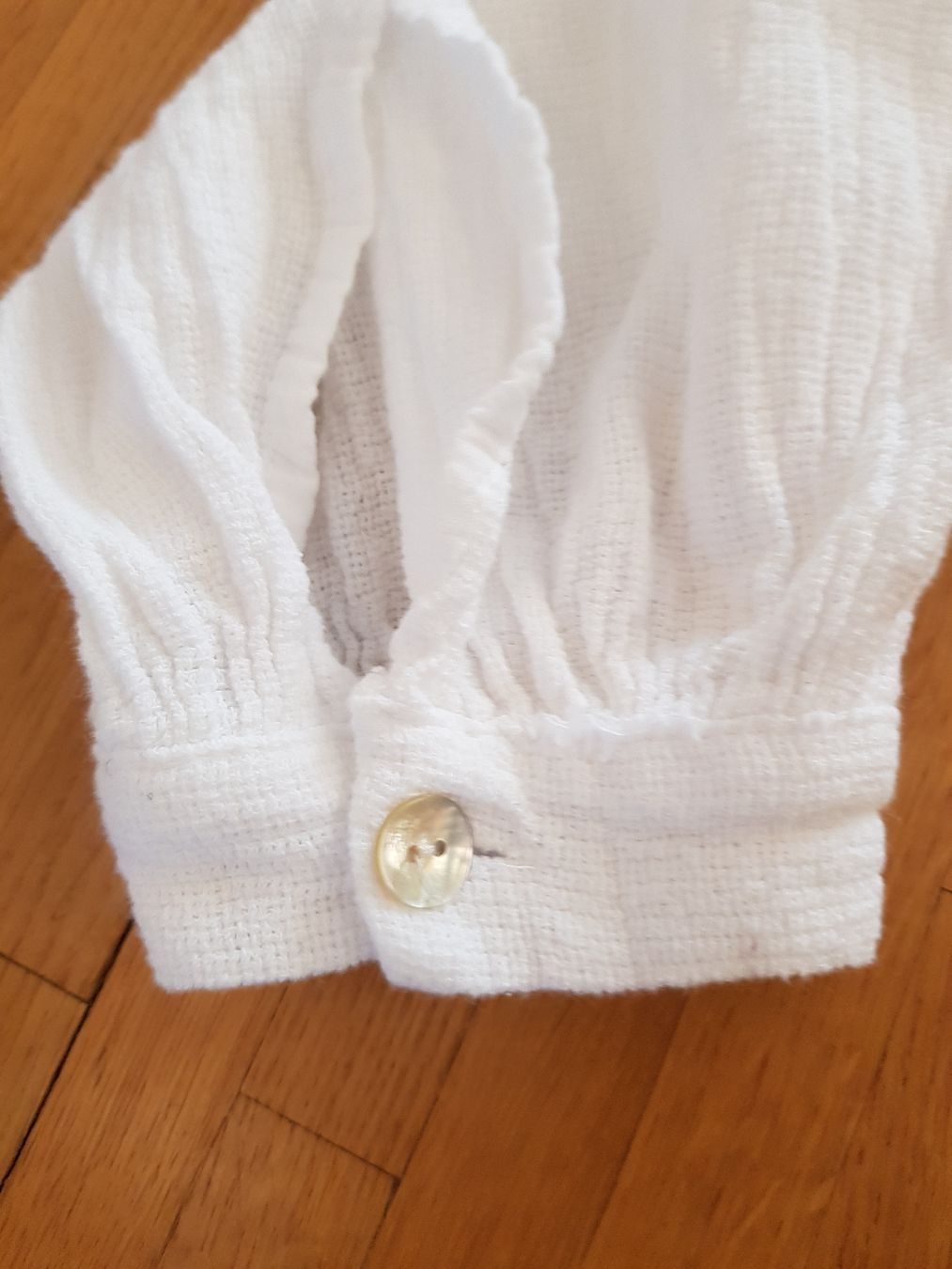 Camicette: Blouse Kattard blanc, coton et lin, Taille 40/42. – Nuovo (secondo la descrizione) da Veyrier venduto da sosozizou 4