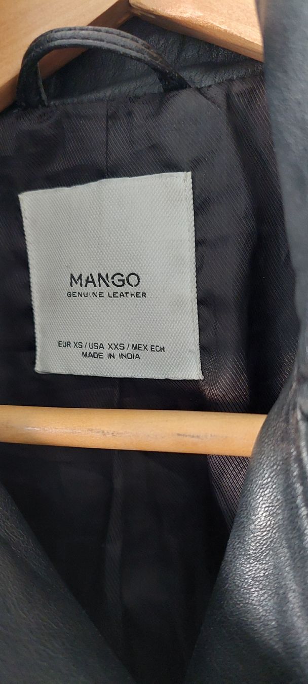 Mango Giacche: Mango Lederjacke XS, Schwarz – Usato da Kreuzlingen venduto da peugeotj9 1