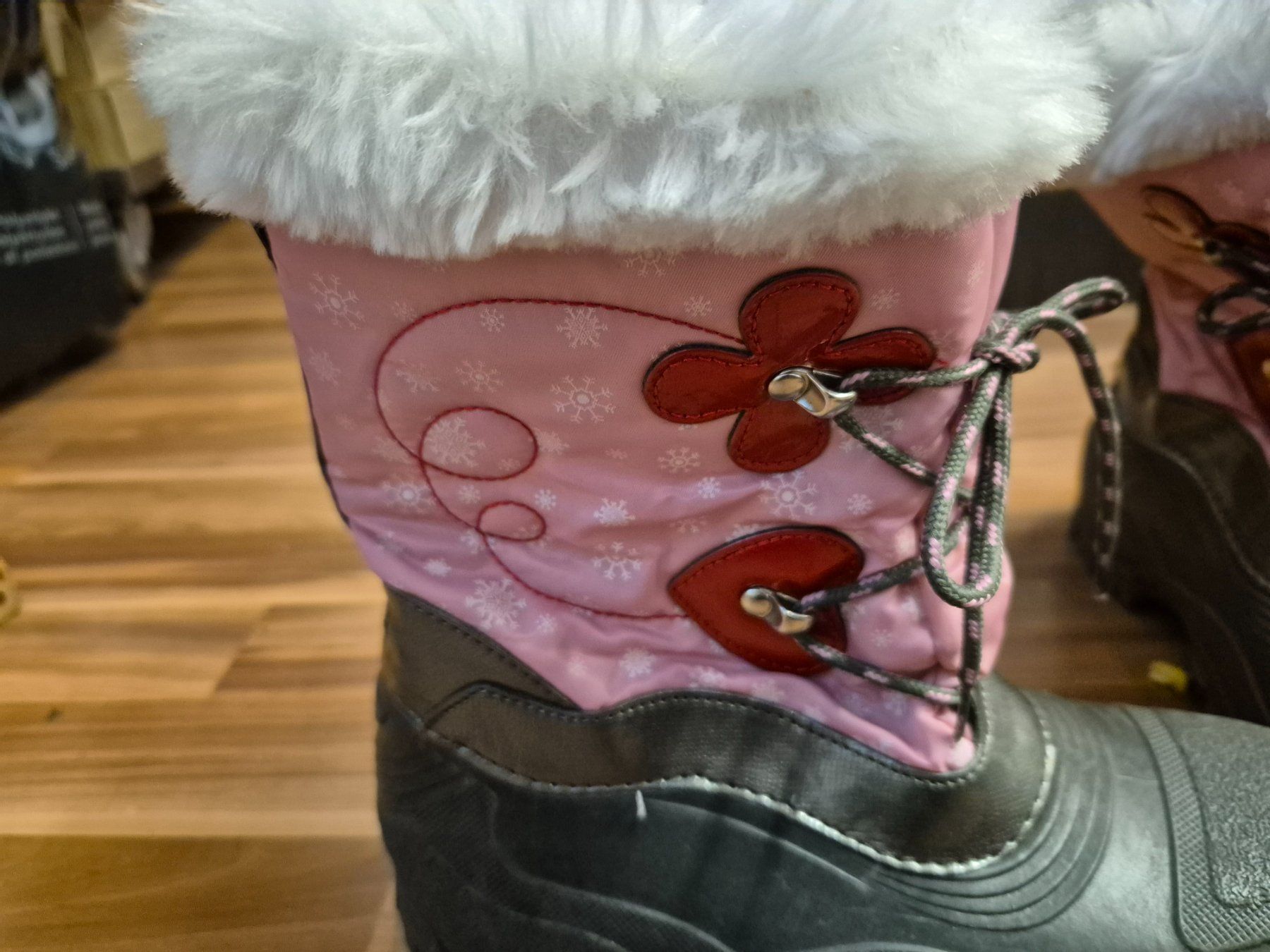 Schuhe für Mädchen: Winterschuhe gr 35 pink/schwarz K46 – Gebraucht aus Schwarzenburg von Flamingo07 1