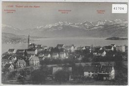 Thalwil und die Alpen