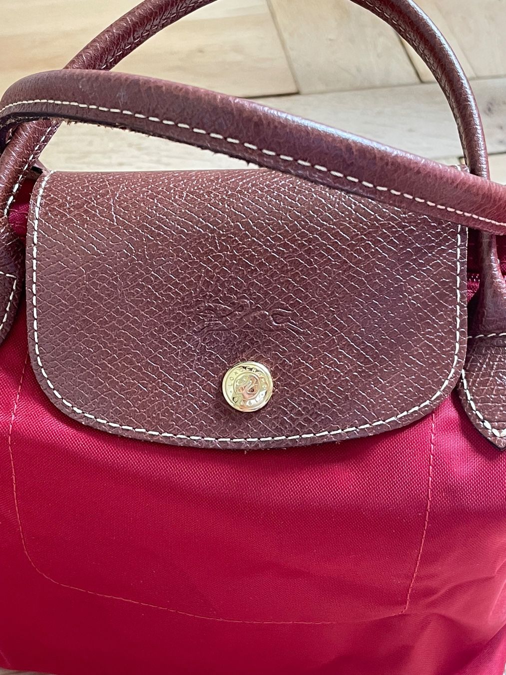 Longchamp Borse da donna: Longchamp Le Pliage Handtasche Rot – Usato da Selzach venduto da _cti 2