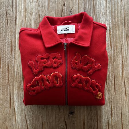 Varsity Jacke Legacy Studios Rot Grösse L