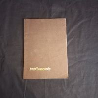 Bloc-note, Concorde British Airways - objet collector