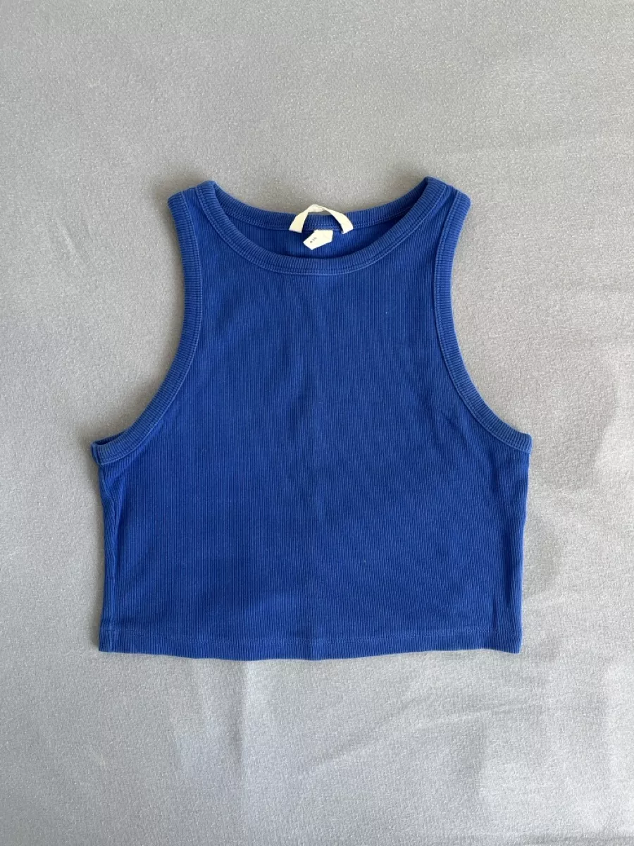H&M Top: Haut bleu – Nuovo (secondo la descrizione) da Genève venduto da giulia_almnn