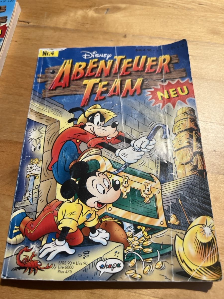 Fumetti: Disney Abenteuer Team Comic-Heft Nr. 2, 4, 7 – Usato da Wettingen venduto da Mbdc 2