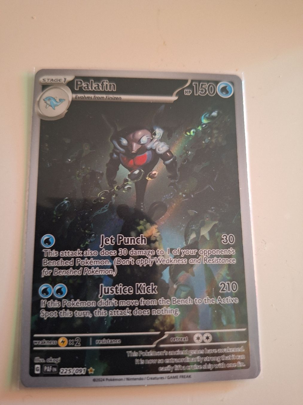 Pokémon Carte collezionabili: Palafin PAF 225/091 EN – Usato da Stettlen venduto da CySpocy