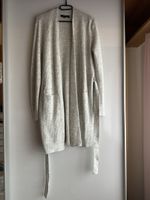 Amisu Strickjacke / Cardigan Grösse XS grau mit Gurt neu!