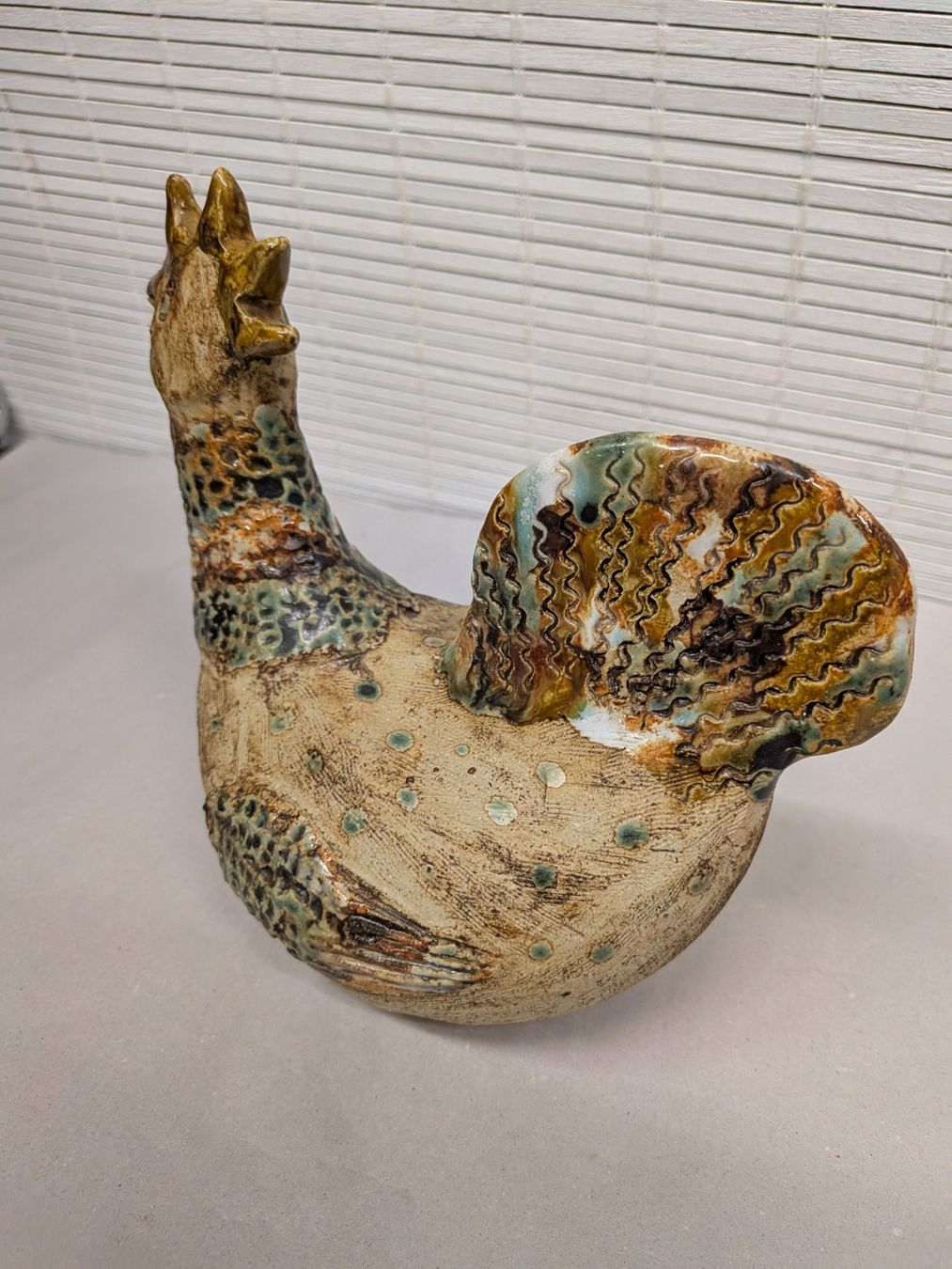 Sculture & Statue: Keramik Rheinfelden Huhn Henne – Usato da Emmen venduto da magelan 3