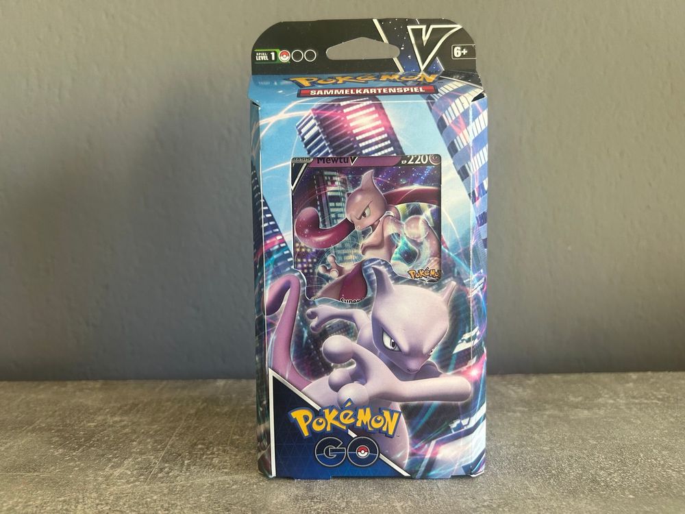Pokemon TCG: Pokemon GO Mewtwo V Battle Deck - Ready-to-Play 60 Card Deck  With Online