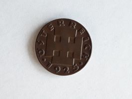 2 Groschen Öestreich  1925 sehr guter Zustand