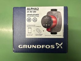 Grundfos ALPHA2 25-40 180 Heizungspumpe Neu