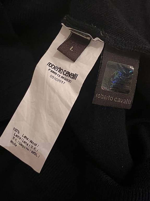 Roberto Cavalli Maglioni & Felpe: Roberto Cavalli Pullover aus Wolle – Usato da Sargans venduto da jenabek 4