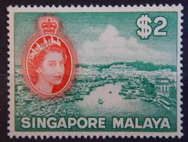 Singapore British Kat. 41 ** 1955 Kat. 60 Euro