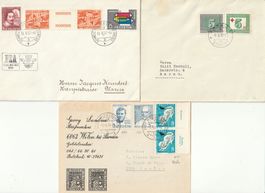 portogerechter FDC mit PAX- und Rot Kreuz-Zuschlagsausgabe