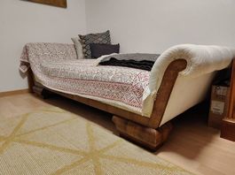 Antike Recamiere / Sofa Biedermeier  Massivholz