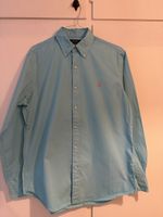 Camicia Polo Ralph Lauren azzurra Taglia L Custom Fit legger
