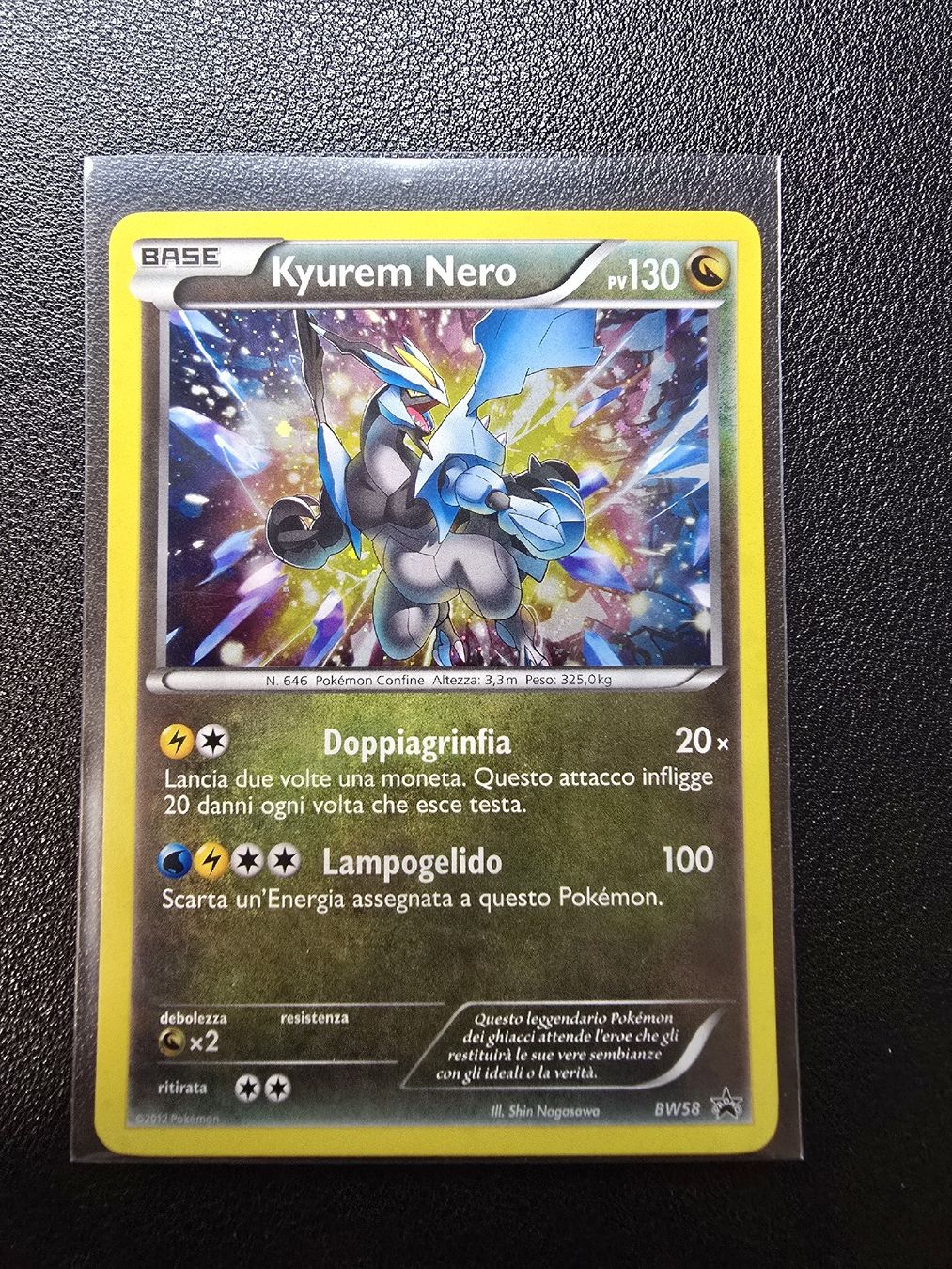 Pokémon Carte collezionabili: Kyurem Nero BW58 Promo – Usato da Sementina venduto da Pplat1num