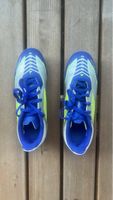 Adidas Football Boots Size UK 4 Blue Yellow Used
