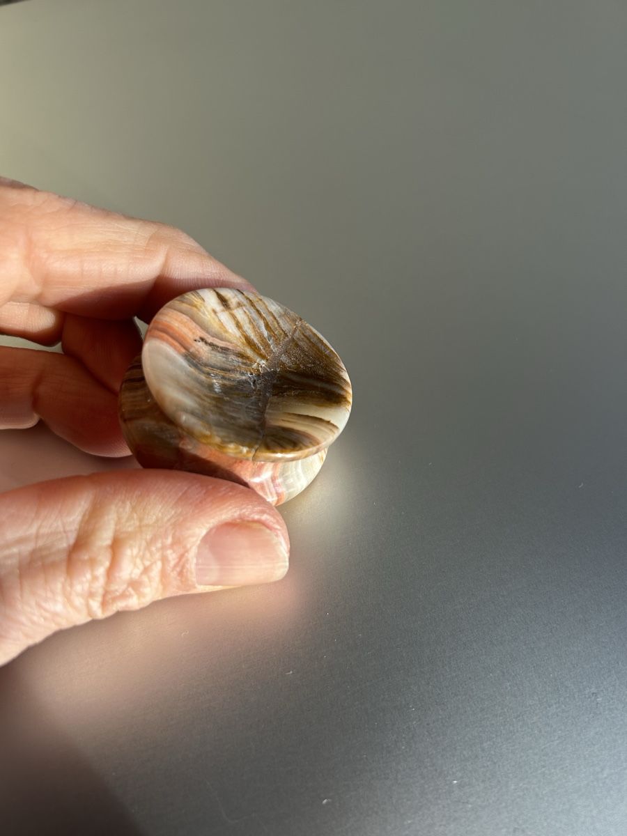 Mineralien & Heilsteine: Kugel aus Onyx Durchmesser 6,5 cm – Gebraucht aus Lengnau AG von Mefari 8