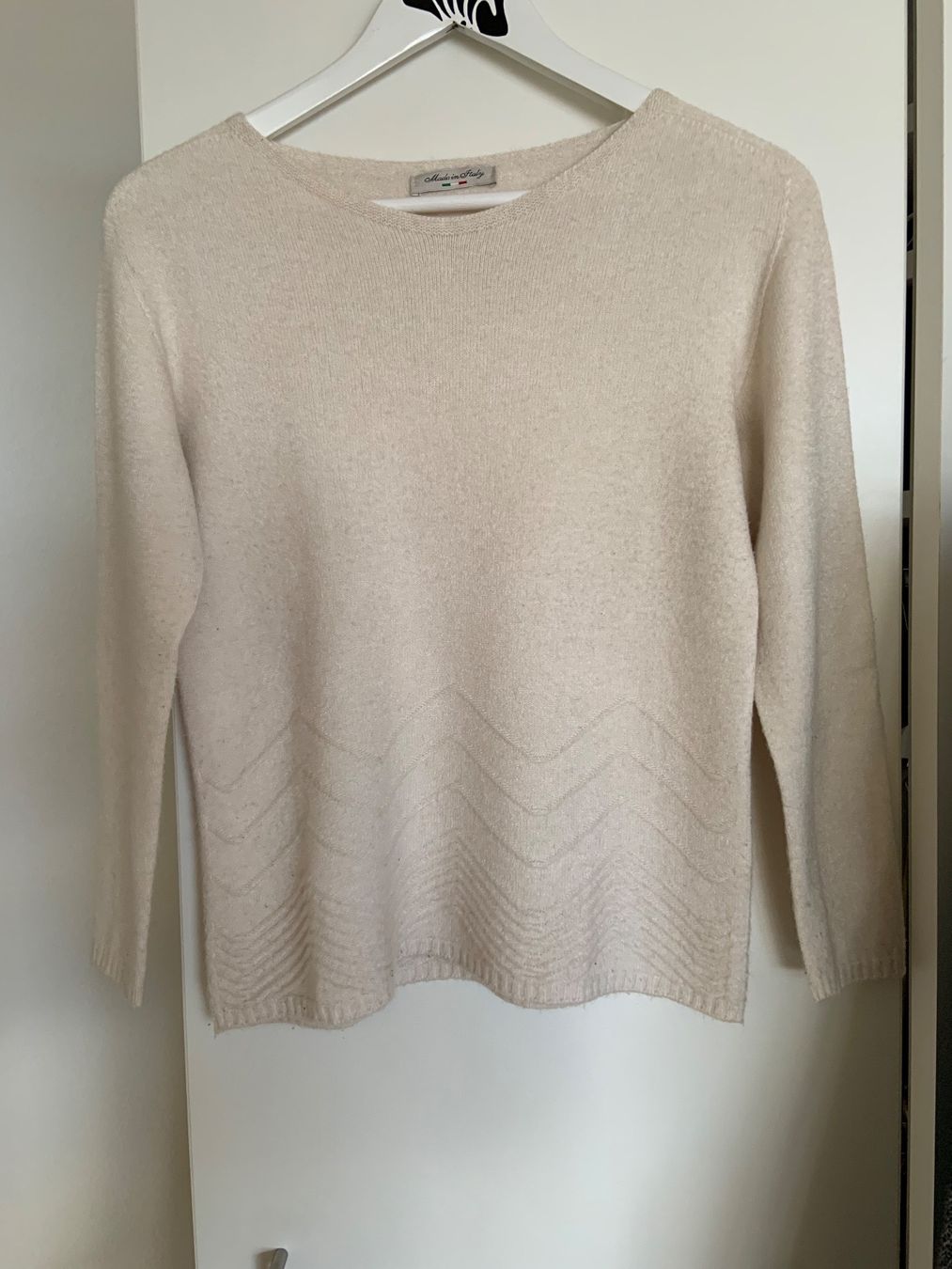 Maglioni & Felpe: Pullover wollweiss Made in Italy Viscose – Usato da Weggis venduto da Viva80