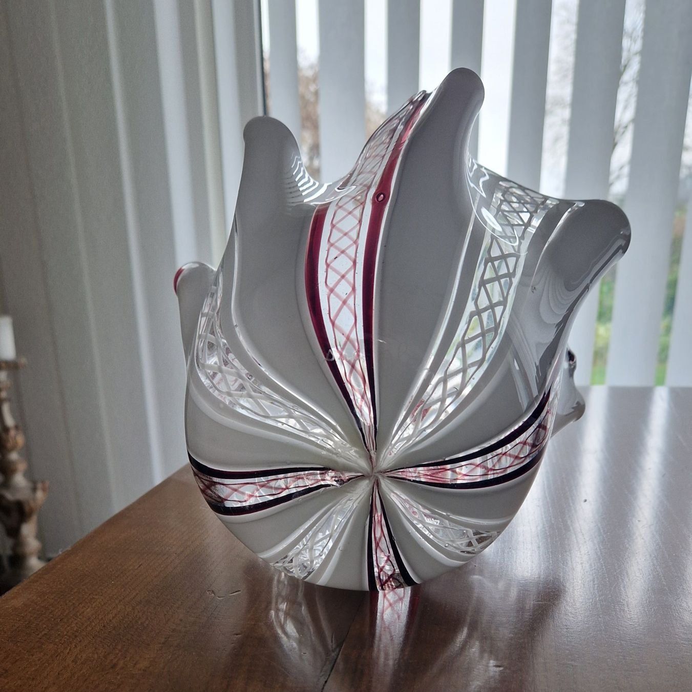 Murano Vasen & Gefässe: Wunderbare Murano 'Fazzoletto' Vase, mit OVP – Gebraucht aus Zürich von dolcicaramelle2 3
