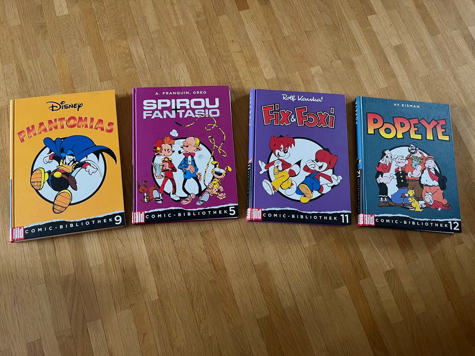 Comics: 4 Bücher aus der Comic-Bibliothek – Gebraucht aus Zürich von luc70