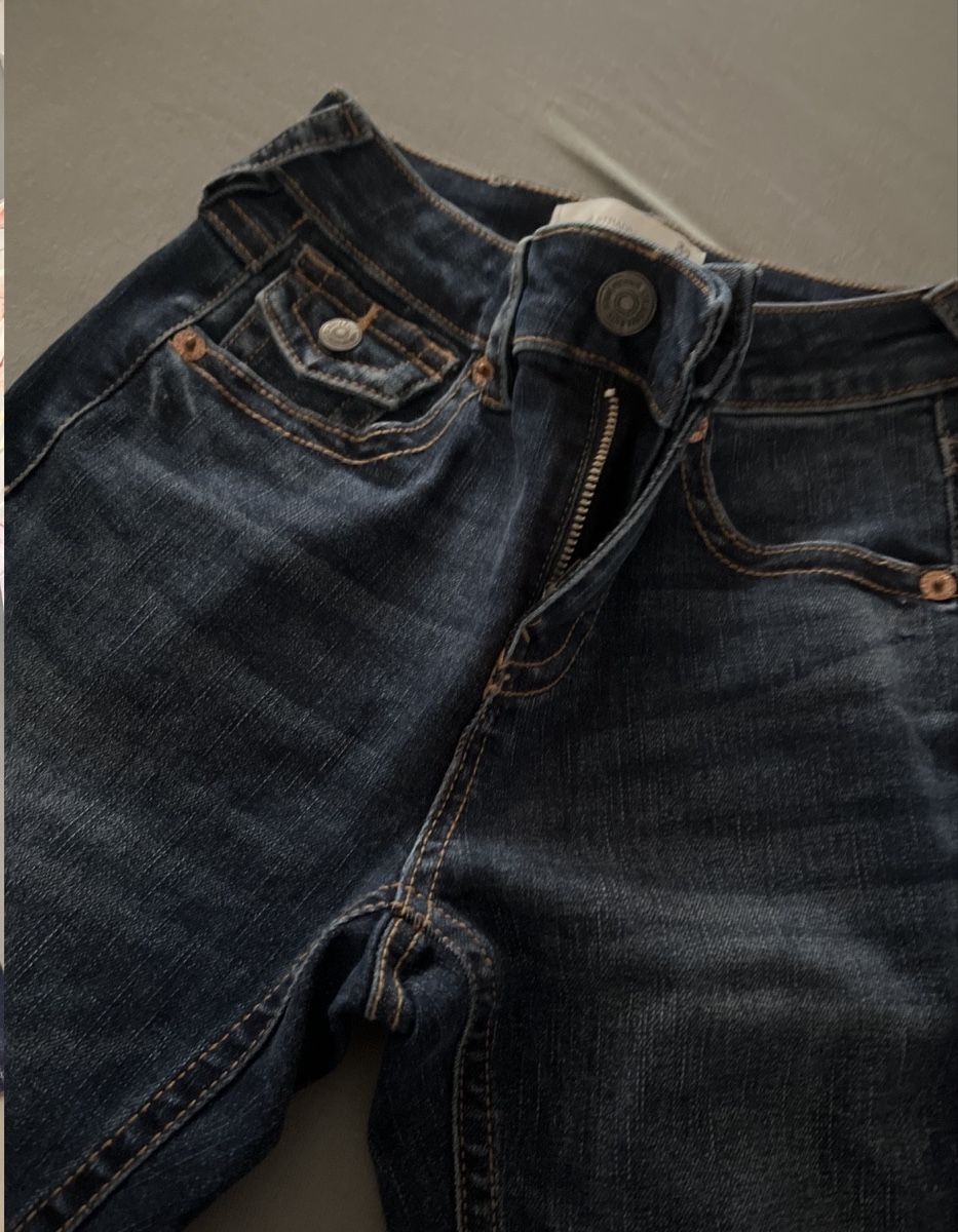 Stradivarius Hosen: D04 Jeans Bootcut dunkelblau – Neu (gemäss Beschreibung) aus Wetzikon ZH von eli_kg9j 1