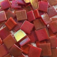 Iridium Mosaik 2x2cm Rot, 200 gr. /ca.70 St. Art.:78439