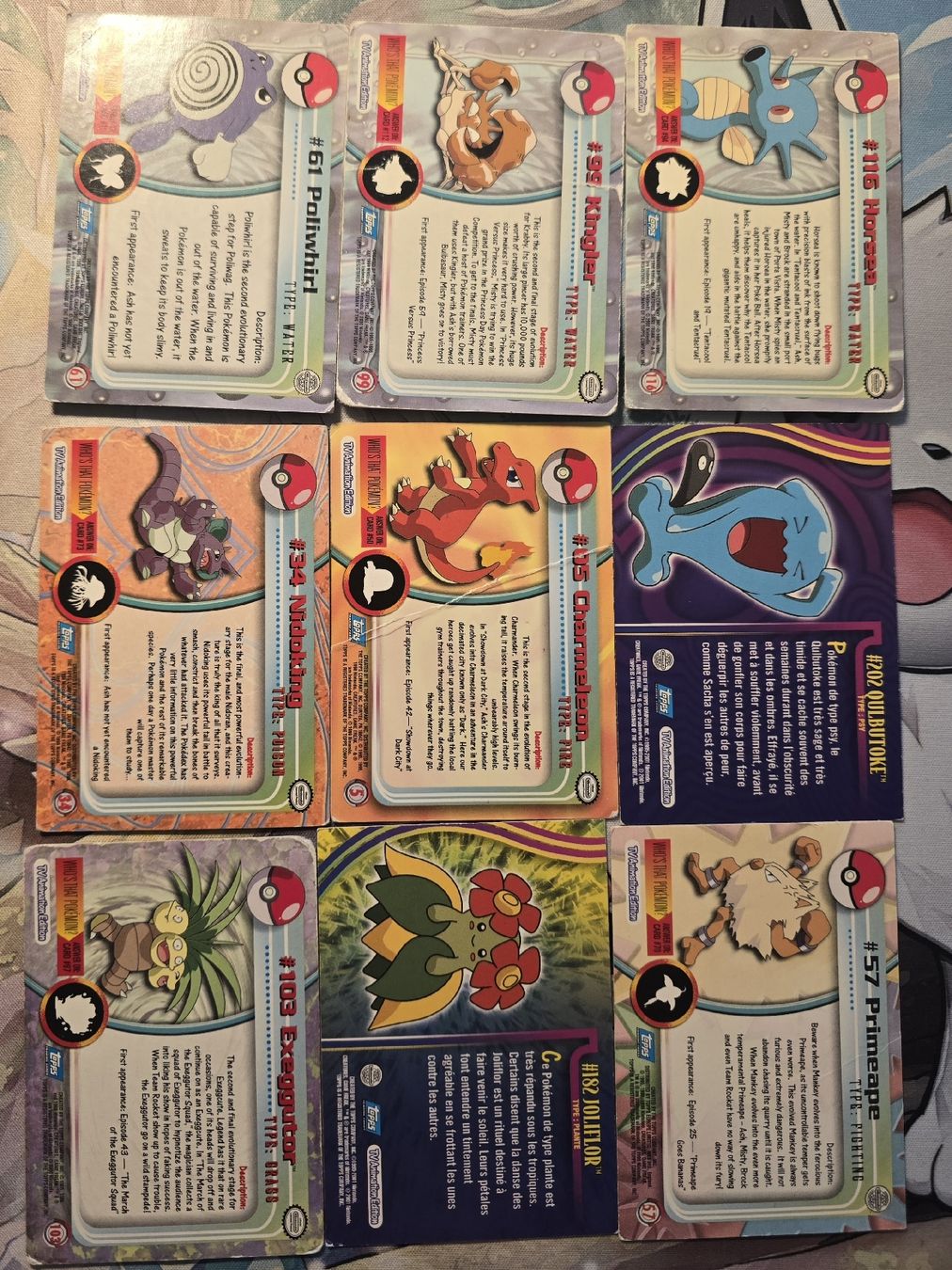 Topps Carte collezionabili: Pokémon Topps  charmeleon 1ère impression EN FR – Usato da Genève venduto da Hoenn. 1