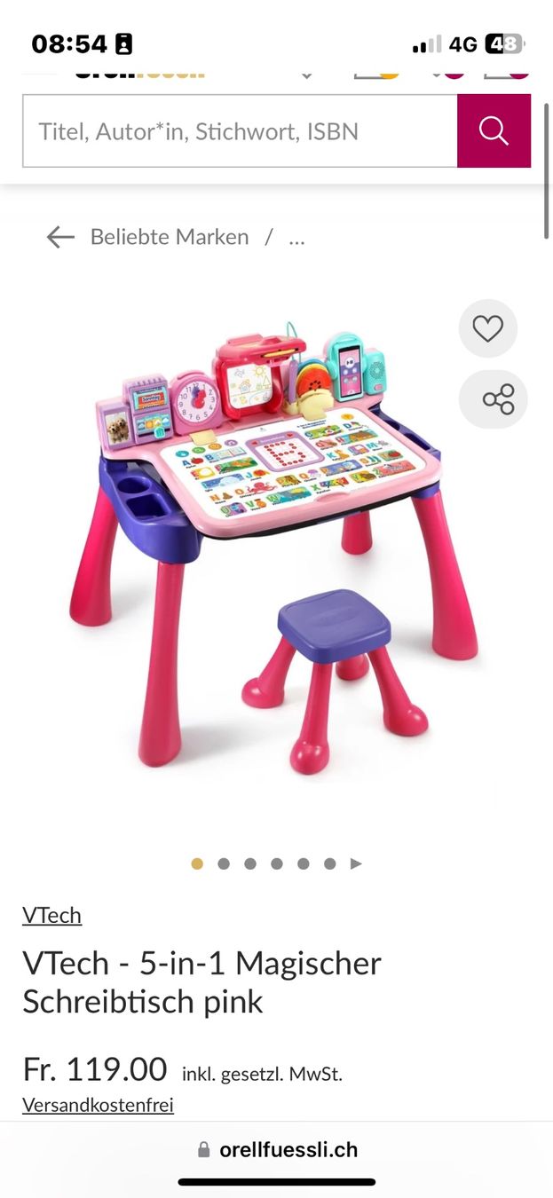 Vtech Spielzeuge: V-Tech 5in 1 magischer Schreibtisch – Gebraucht aus Koblenz von FamAllen 1