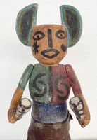 XXL alte Kachina Hopi Indianer Figur Höhe 33 cm