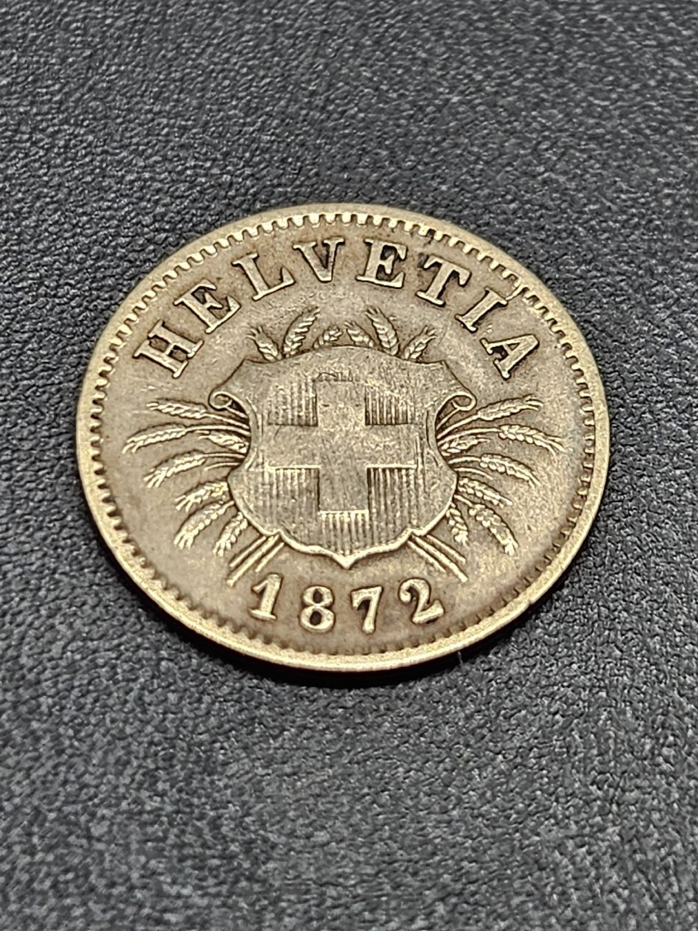 Toutes les monnaies: 5 Rappen 1872 – D'occasion à Pfäffikon ZH par Melibol