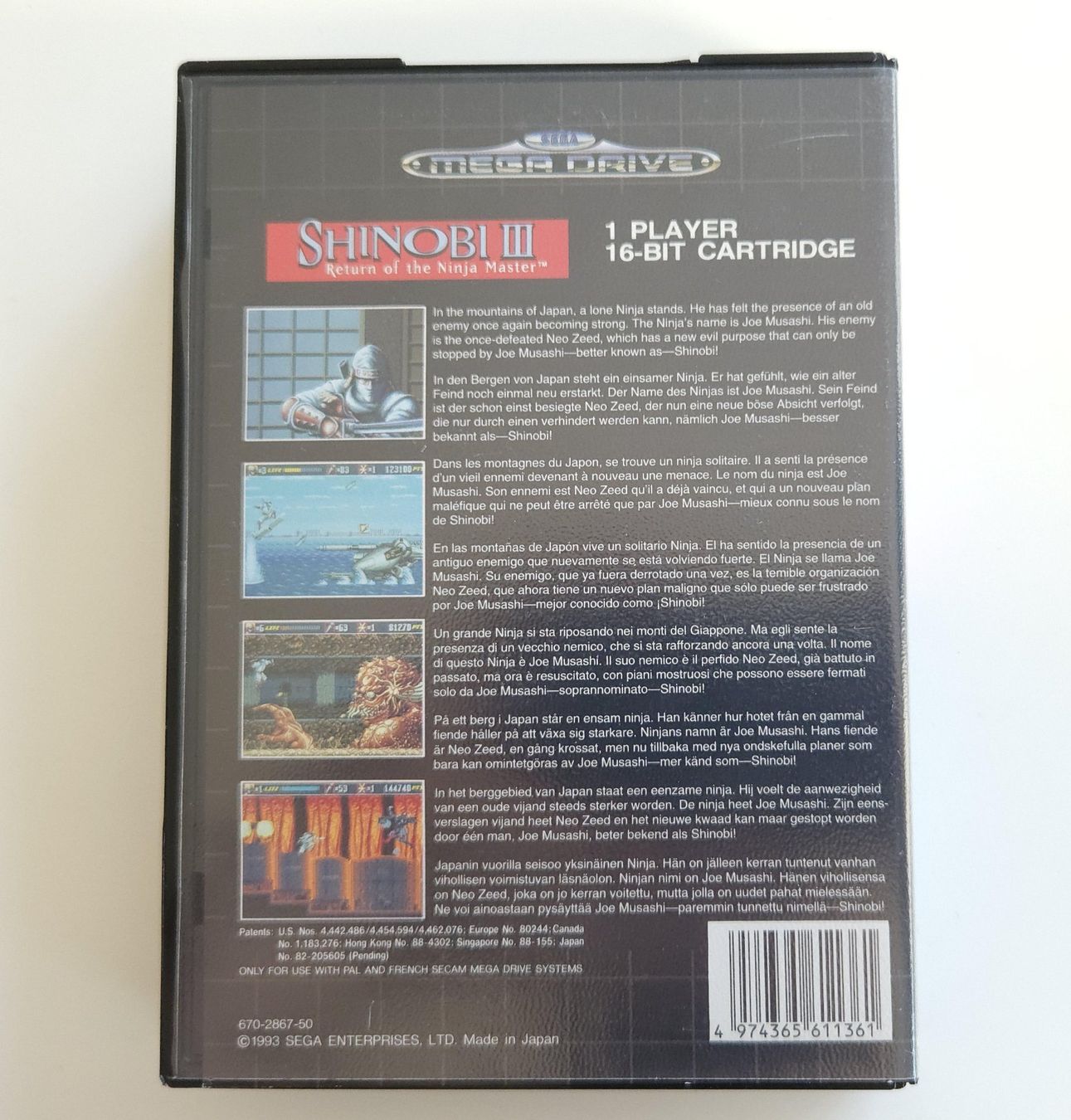 Sega Giochi: Shinobi III - Mega Drive – Usato da Autigny venduto da zel_gvl5 1