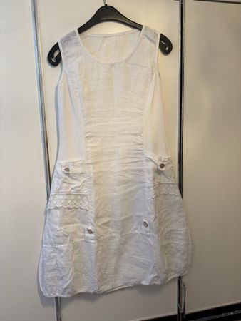Sommer Kleid 100% Leinen Gr.M