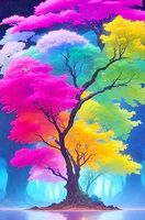 Diamond Painting Regenbogenbaum-28-40x70-825