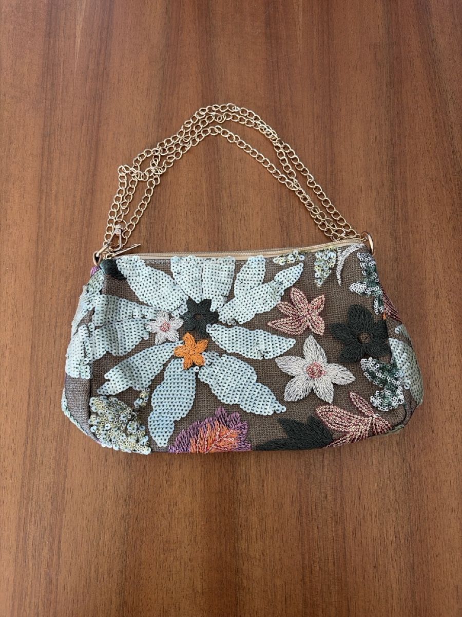 Borse da donna: Handtasche mit Blumenmuster – Nuovo (secondo la descrizione) da Dietikon venduto da me9_mh2j
