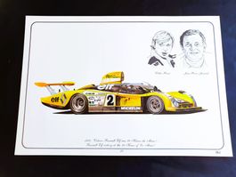 Poster, Alpine Renault A 442 B, 24 Heures du Mans, 1978