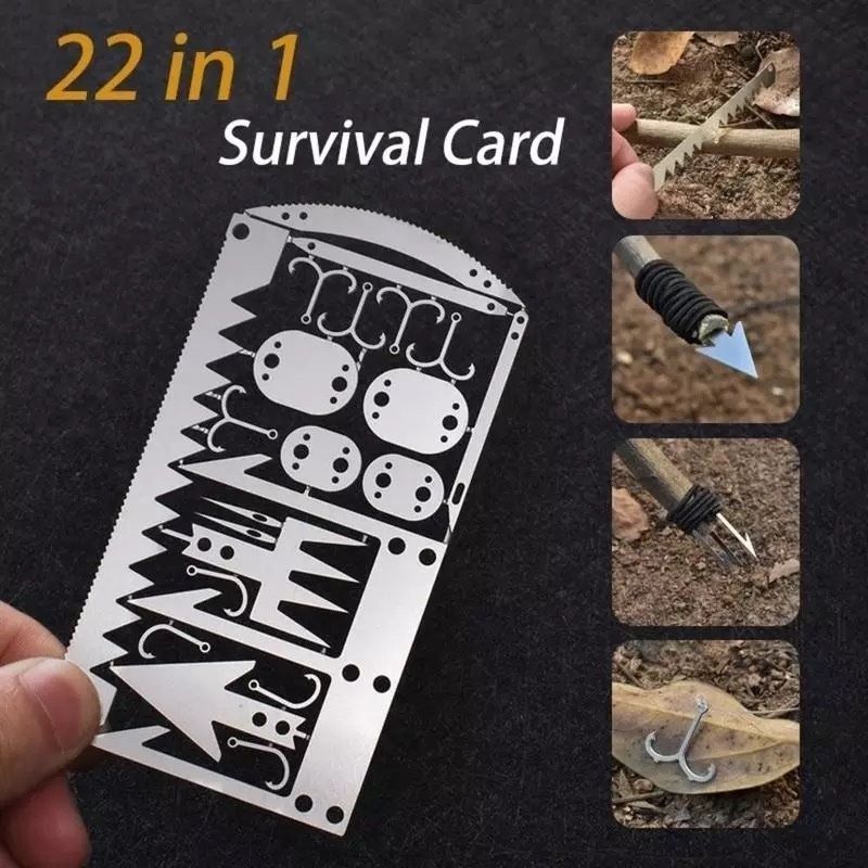 Tutti gli attrezzi: Survival Card 22 in 1 – Nuovo e nell'imballaggio originale da Wald ZH venduto da withoutlimit