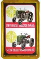 Blechschild-STEYR-DIESEL TRAKTOR TYP80