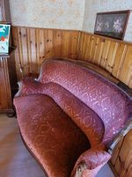 Canapé style Louis Philippe/ 1 fauteuil Voltaire 