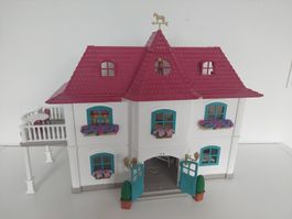 Schleich Haus mit viel Zubehör