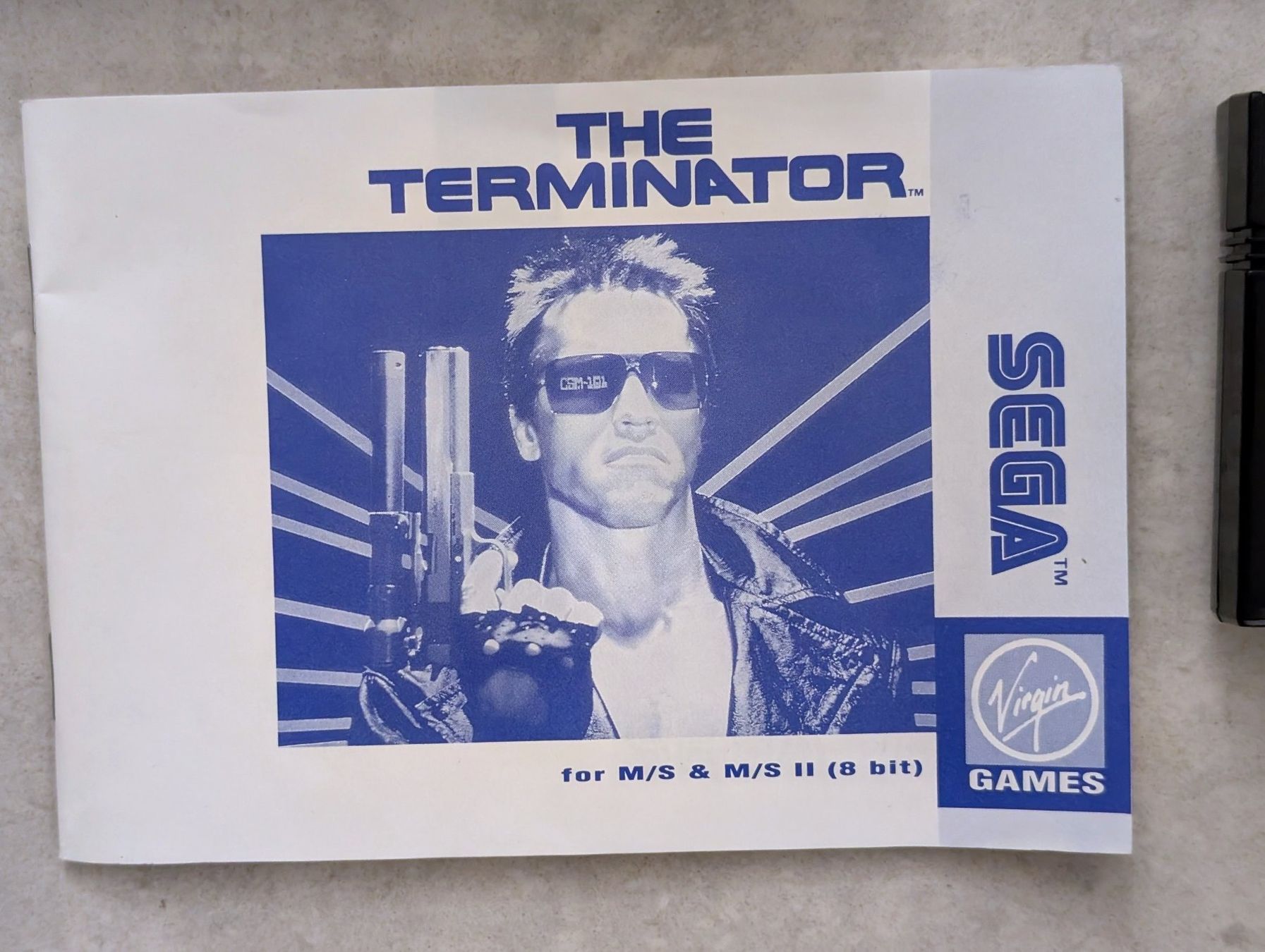 Sega Giochi: THE TERMINATOR (PAL) - SEGA MASTER SYSTEM – Usato da Spiegel b. Bern venduto da Natix 3