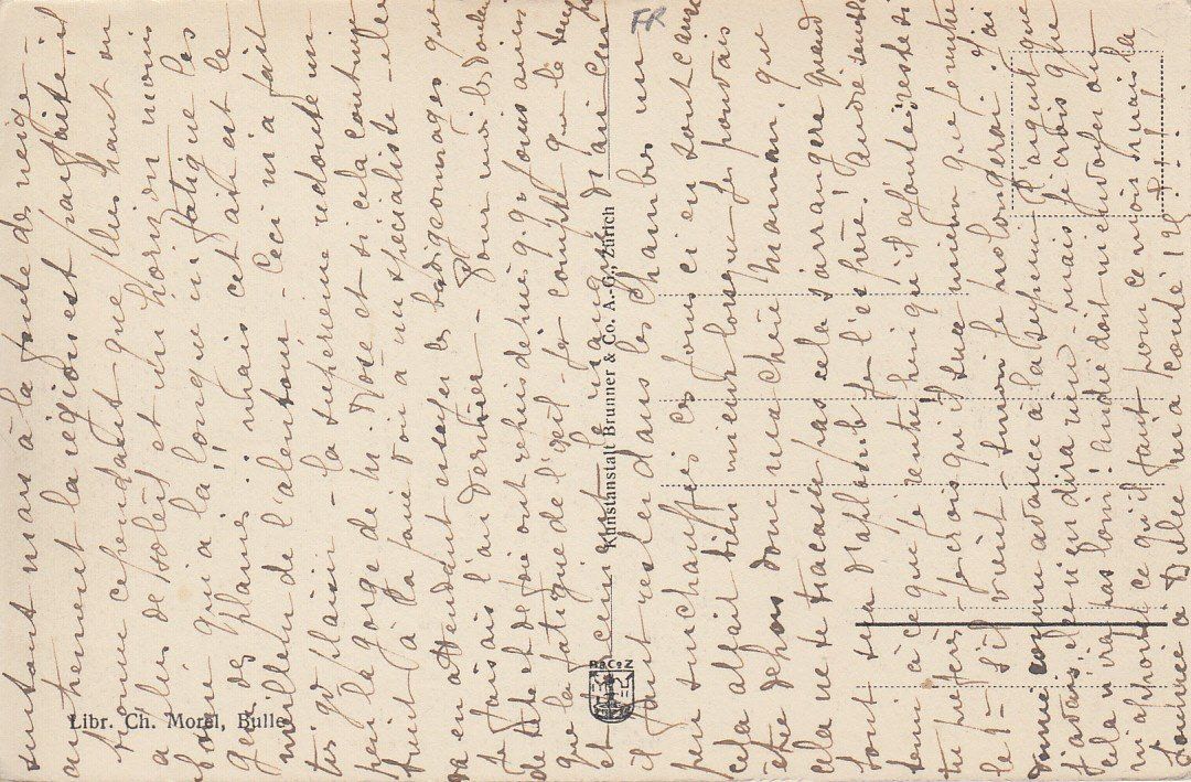 Cartoline postali: Gruyères   FR   -    Châlet des Sciernes – Usato da Brig venduto da Valcards54 1