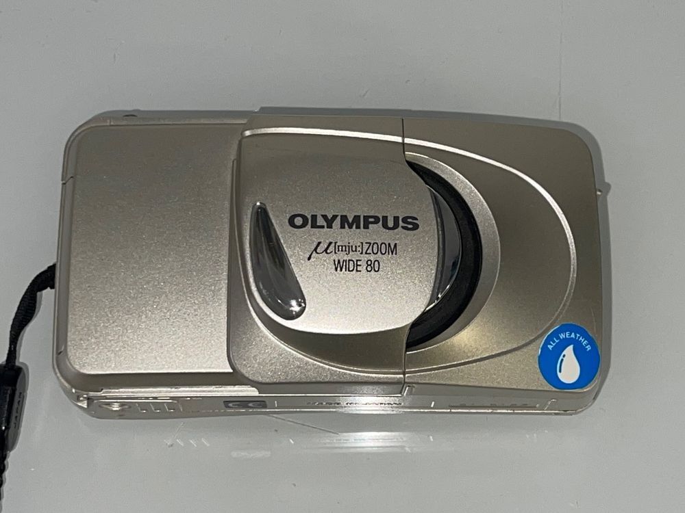 Appareil Photo Compact Olympus View Zoom 80 - 35 Mm - Vintage - Gris